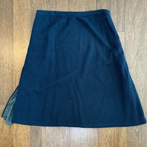 Phillip Lim 3.1 Black Skirt with Metallic Panels Sz. S